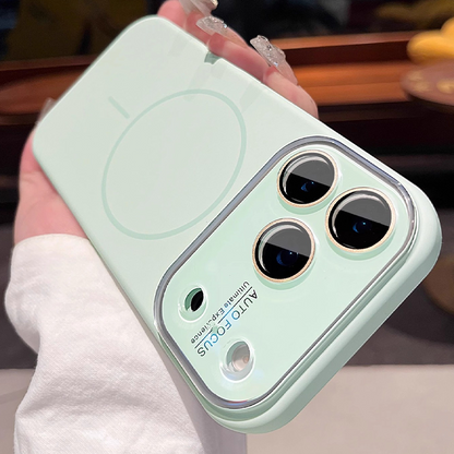 Magnetic Phone Case with Built-in Lens Protector