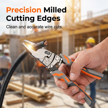 🔧 50% OFF NOW! ⚡ Ratchet Lineman's Pliers – Cut, Strip, Grip & Crimp – Self-Locking, Anti-Rust & All-in-One Electrician Essential 🛠️