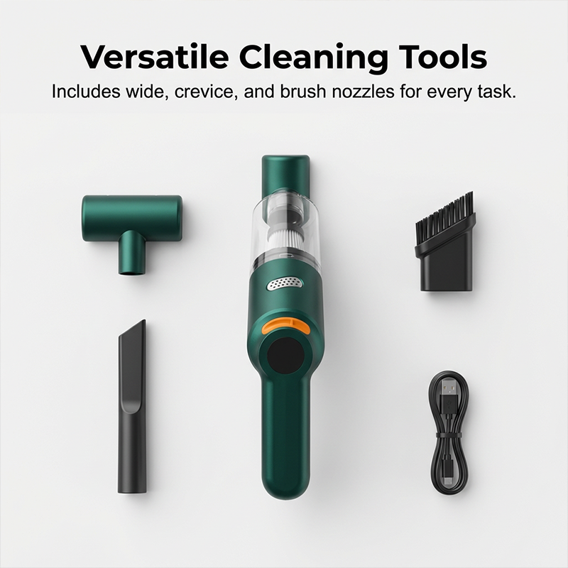 🚗🪶Cordless Car Vacuum with 10,000Pa Suction & Washable HEPA Filter🧰