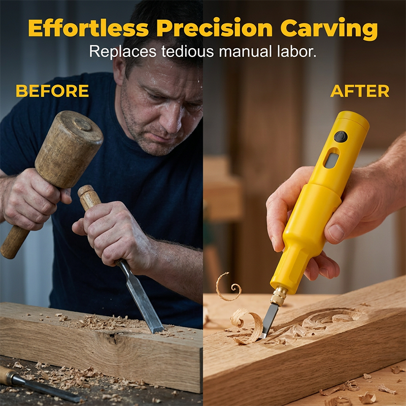 🔧✨ All-in-One Electric Carving Tool Set – 50% OFF! Precise, powerful, versatile – perfect for wood, linoleum & DIY projects. 🔥🎨