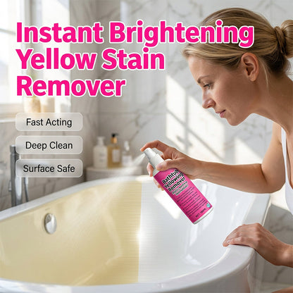 🥳2026 HOT SALE🥳💞50K+ SOLD!🛁💧 50% OFF! Bathtub Yellow Stain Remover – Instantly brightens aged plastics & acrylics. Fast‑acting, no scrubbing. Restore like‑new shine! ✨🧽