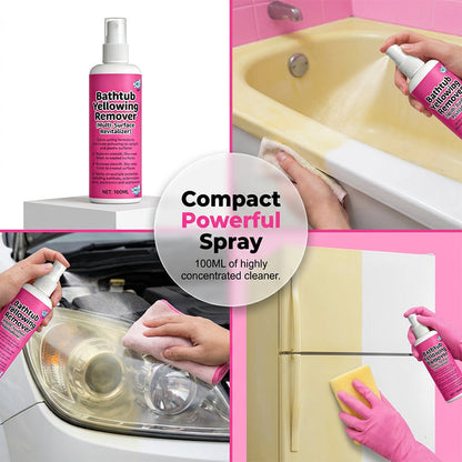 🥳2026 HOT SALE🥳💞50K+ SOLD!🛁💧 50% OFF! Bathtub Yellow Stain Remover – Instantly brightens aged plastics & acrylics. Fast‑acting, no scrubbing. Restore like‑new shine! ✨🧽