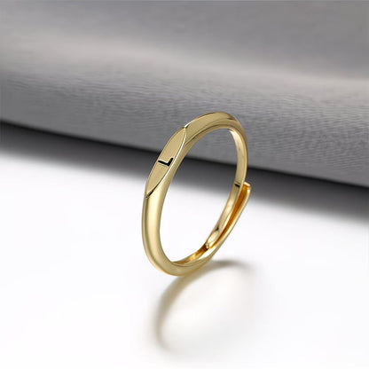 Minimalist Initial Ring for Everyday Elegance