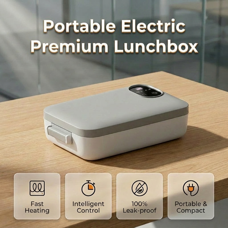 📢📢50% off now！🍱⚡ Portable electric lunch box with self-heating 🔋🌡️