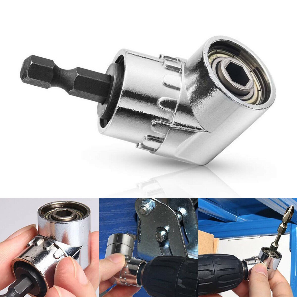 105-Degree Right-Angle Drill Adapter