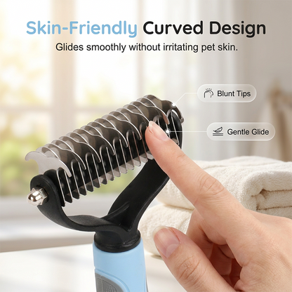 2-in-1 Pet Dematting Comb