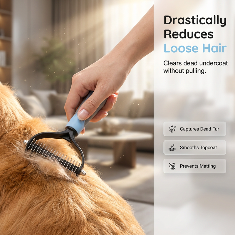 2-in-1 Pet Dematting Comb