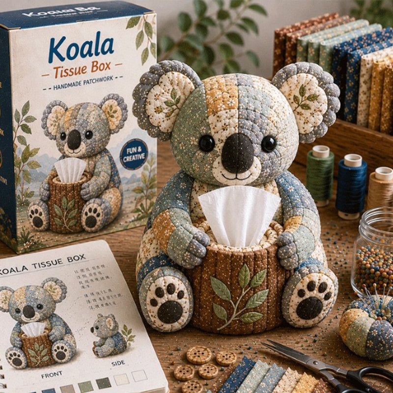 Cute Little Animals DIY Tissue Box Material Kit