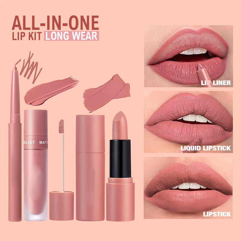 Long-Lasting & Waterproof Matte Lipstick Set