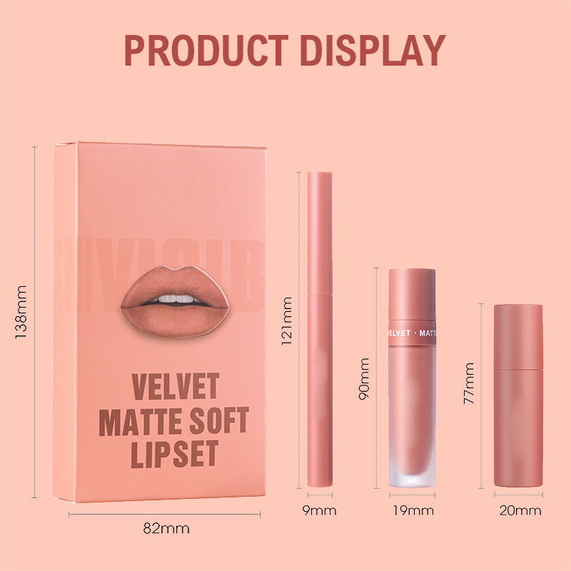Long-Lasting & Waterproof Matte Lipstick Set