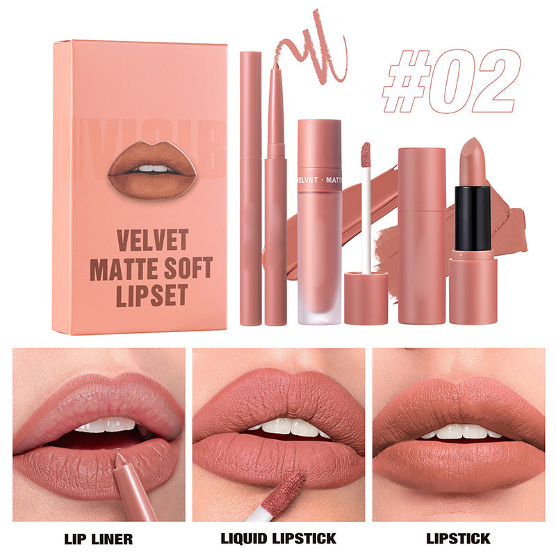 Long-Lasting & Waterproof Matte Lipstick Set