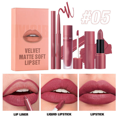 Long-Lasting & Waterproof Matte Lipstick Set