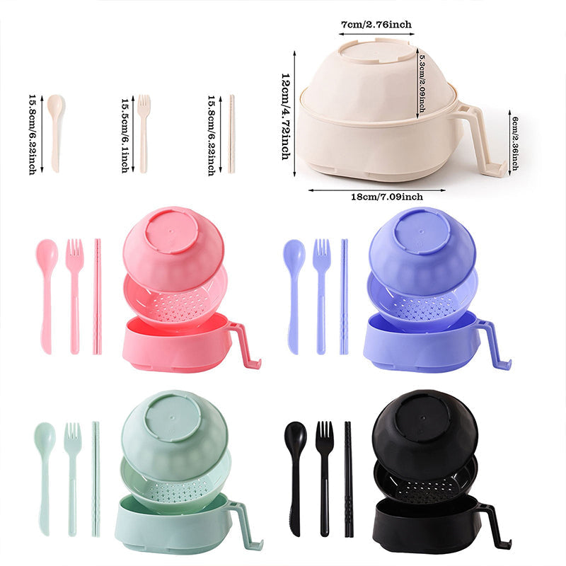 6-Piece Large Capacity Ramen Bowl Set
