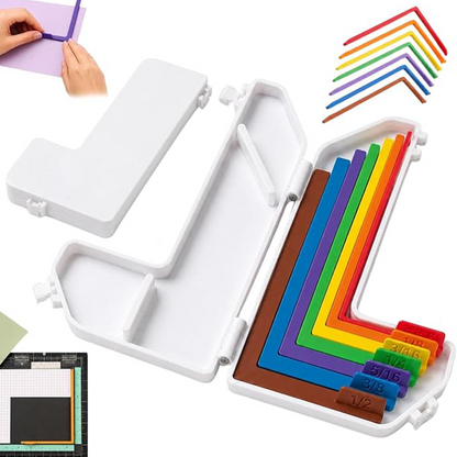 7 Pcs Paper Crafting Alignment Guides