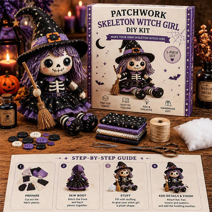 Halloween DIY Skeleton Doll Sew Kit
