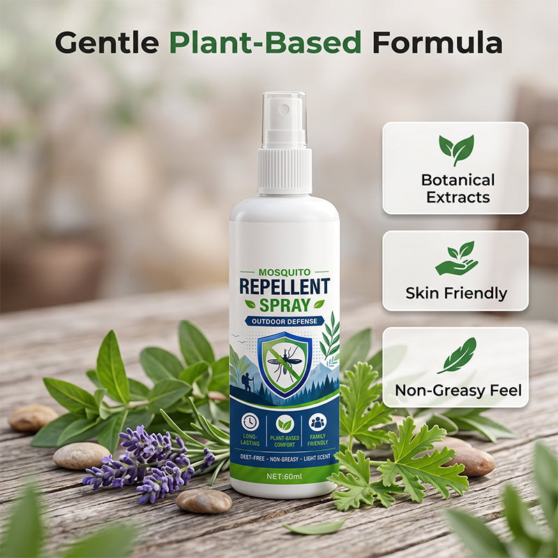 Plant-Based Outdoor Mosquito Repellent Spray
