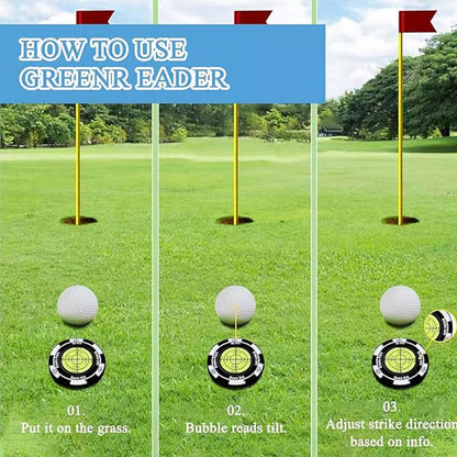 🎁2026 New Arrivals 50% OFF💥Precision Golf Green Reading Level & Ball Marker