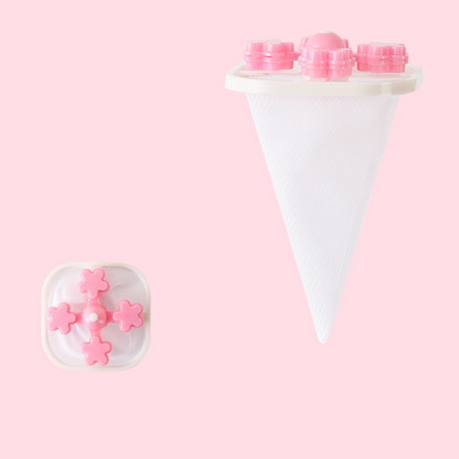 Floating Lint & Pet Hair Catcher for Washing Machines 🧺✨ – Reusable Laundry Debris Filter for Cleaner Clothes
