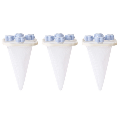 Floating Lint & Pet Hair Catcher for Washing Machines 🧺✨ – Reusable Laundry Debris Filter for Cleaner Clothes