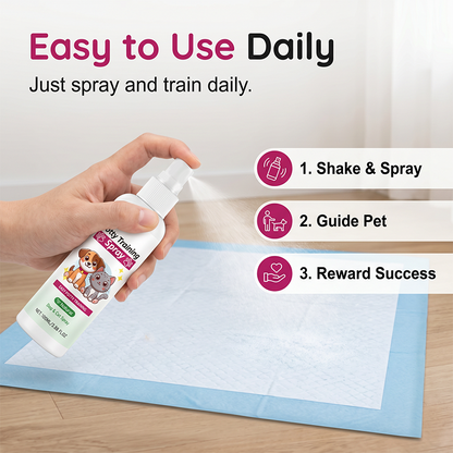 Pet Potty Training Spray for Dogs & Cats