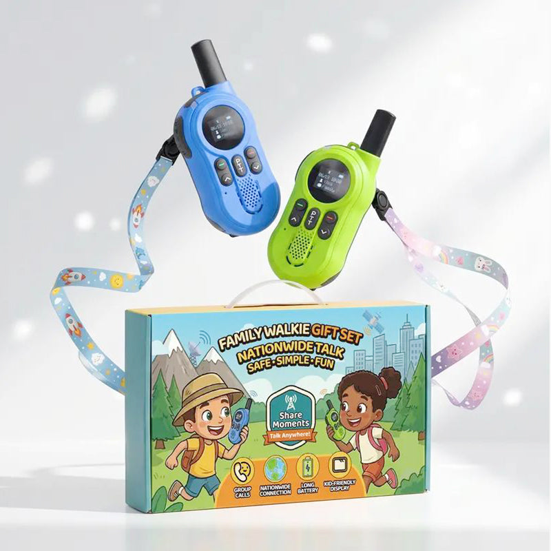 📻 50% OFF NOW! 🔋 Rechargeable Walkie Talkies for Kids – 3km range & clear sound – Perfect for outdoor play or secret missions – easy and fun 👦👧✨🎒