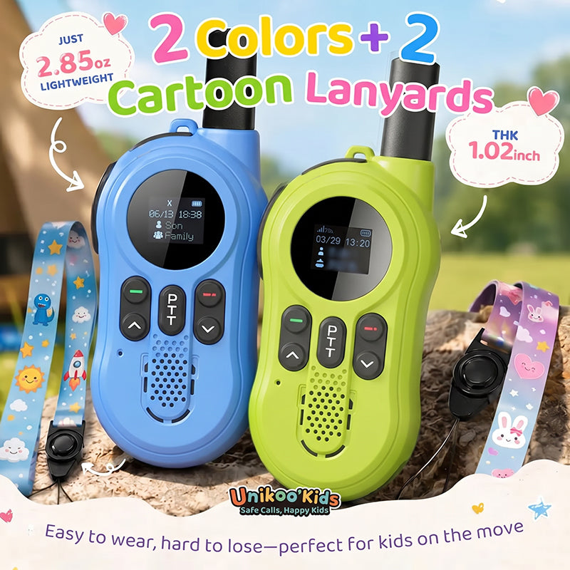 📻 50% OFF NOW! 🔋 Rechargeable Walkie Talkies for Kids – 3km range & clear sound – Perfect for outdoor play or secret missions – easy and fun 👦👧✨🎒