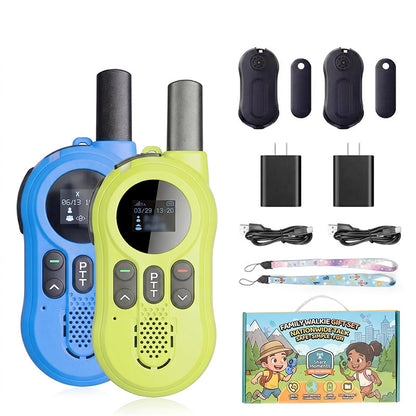📻 50% OFF NOW! 🔋 Rechargeable Walkie Talkies for Kids – 3km range & clear sound – Perfect for outdoor play or secret missions – easy and fun 👦👧✨🎒