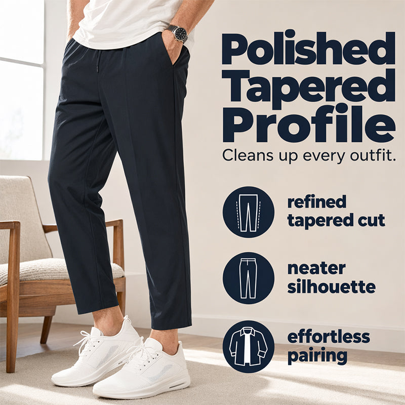 Summer Casual Slim-Fit Cropped Pants