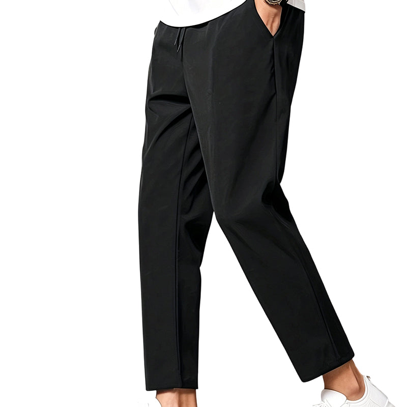 Summer Casual Slim-Fit Cropped Pants