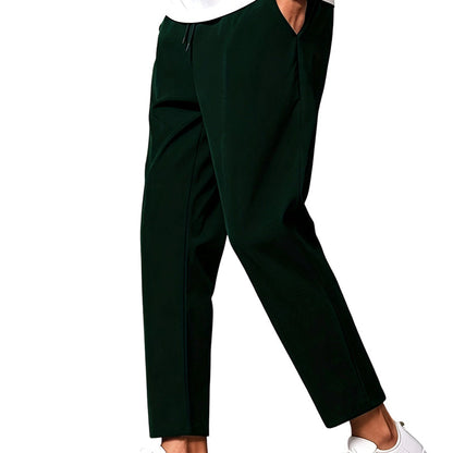 Summer Casual Slim-Fit Cropped Pants