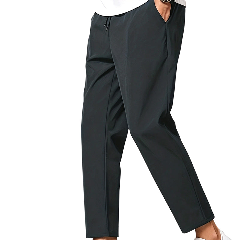 Summer Casual Slim-Fit Cropped Pants