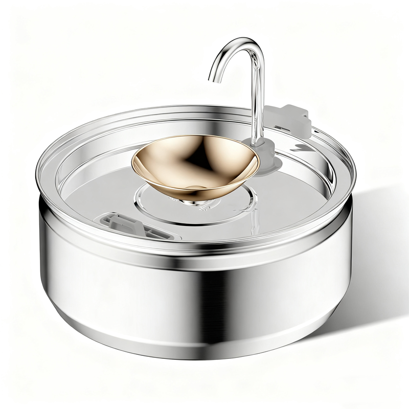 💥【50% OFF】🔥 Stainless Steel Pet Water Fountain | 3 Water Flows (Waterfall/Bubbling/Stream) | Rust-resistant & Hygienic | 4-Layer Filtration System | Ultra-quiet Pump <30dB | 3.2L Large Capacity | Fully Detachable & Dishwasher-safe | For Cats & Dogs