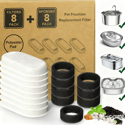 💥【50% OFF】🔥 Stainless Steel Pet Water Fountain | 3 Water Flows (Waterfall/Bubbling/Stream) | Rust-resistant & Hygienic | 4-Layer Filtration System | Ultra-quiet Pump <30dB | 3.2L Large Capacity | Fully Detachable & Dishwasher-safe | For Cats & Dogs