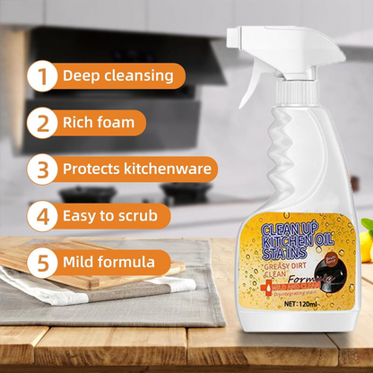 Heavy-Duty Grease-Free Kitchen Spray