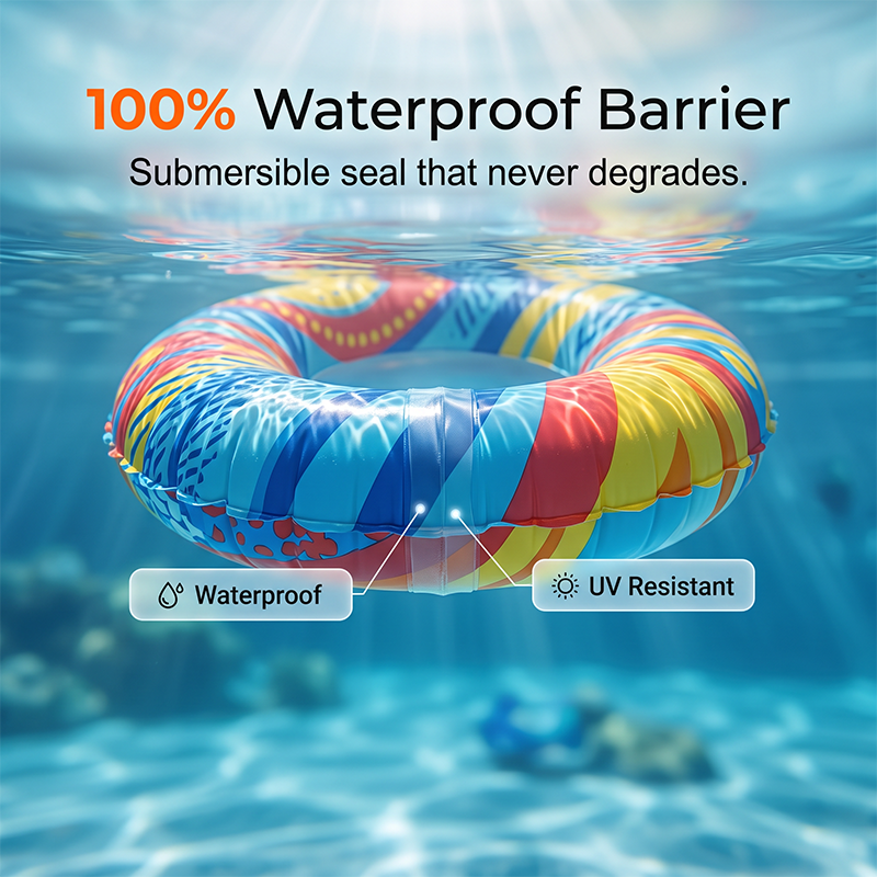 Waterproof Swim Ring Repair Glue with Scraper and Precision Nozzle
