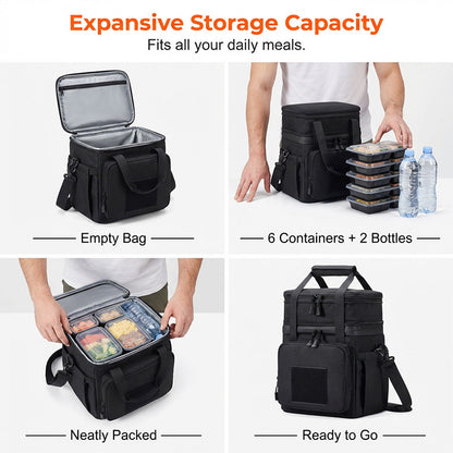 Large Capacity Thermal Lunch Bag