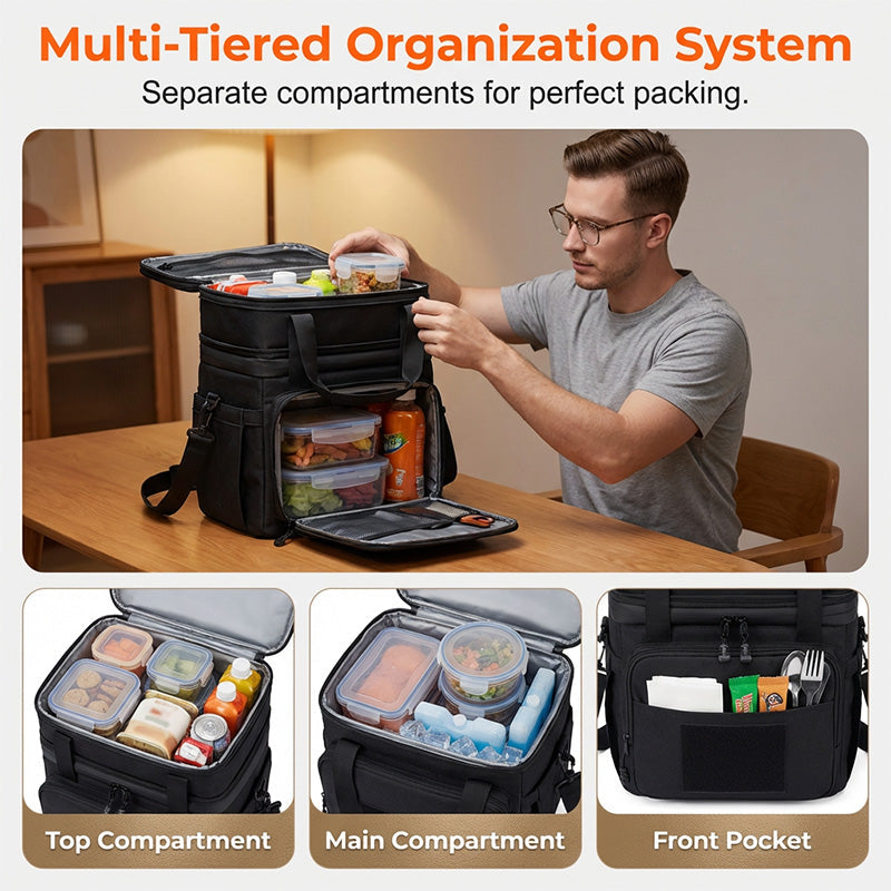 Large Capacity Thermal Lunch Bag