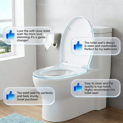 Durable Slow-Close Toilet Seat