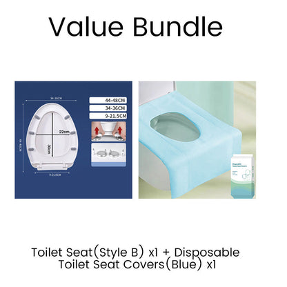 Durable Slow-Close Toilet Seat
