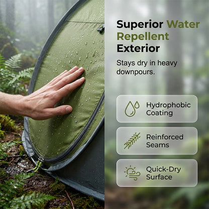 Instant Pop-Up Waterproof Family Camping Tent