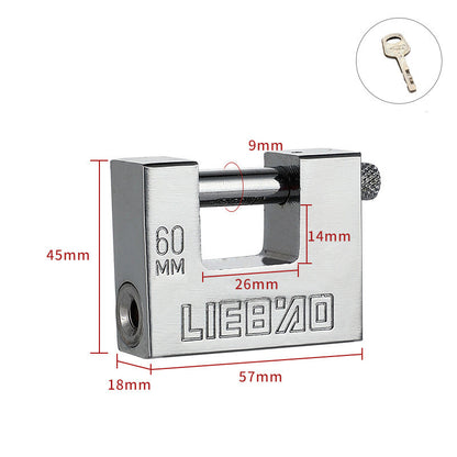 High-Security Shackle Lock for Garages and Motorcycles