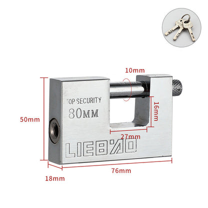 High-Security Shackle Lock for Garages and Motorcycles