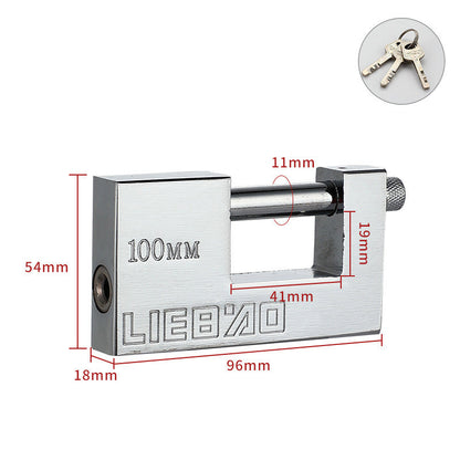 High-Security Shackle Lock for Garages and Motorcycles