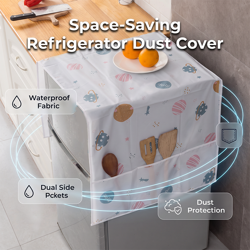 🧊 Buy 1 Get 1 Free! 🛡️Refrigerator Top Dust Cover – Dust-proof, Wipe-clean & Universal fit
