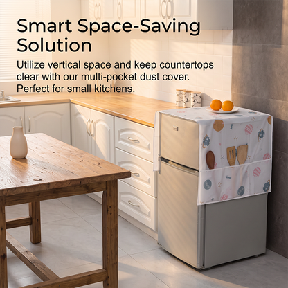 🧊 Buy 1 Get 1 Free! 🛡️Refrigerator Top Dust Cover – Dust-proof, Wipe-clean & Universal fit