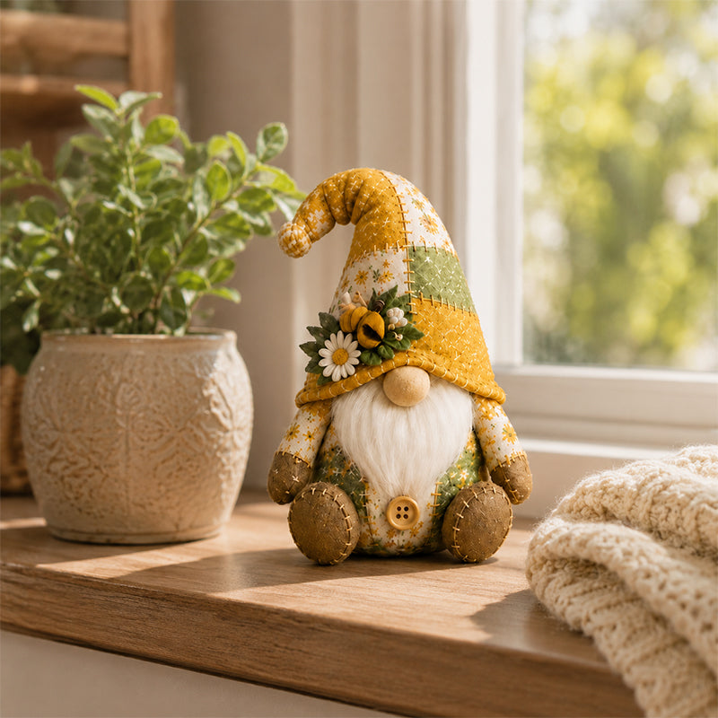DIY Patchwork Gnome Sewing Kit