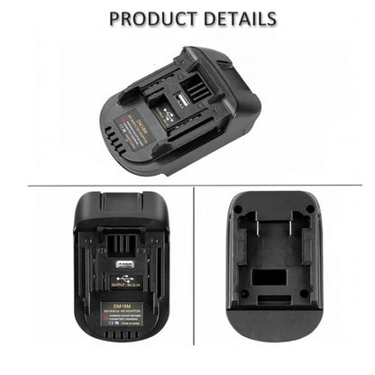 🔋 50% OFF NOW! ⚡ 18V Lithium Battery Adapter - Universal Compatibility with Power Tools, Lightweight & Long-Lasting 🛠️📦