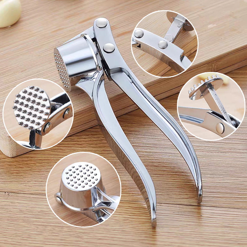 🧄 LIMITED‑TIME BUY 1 GET 1 FREE! 💪 Garlic Press Masher – Labor‑Saving, Sturdy, Easy‑to‑Clean ✨