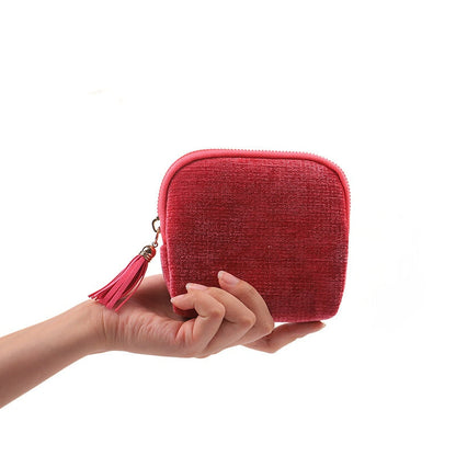📢📢 50% OFF !! ⏰ Mini Travel Jewellery Bag with Zip – Compact, Portable & Perfect for Rings, Earrings & Necklaces ✨
