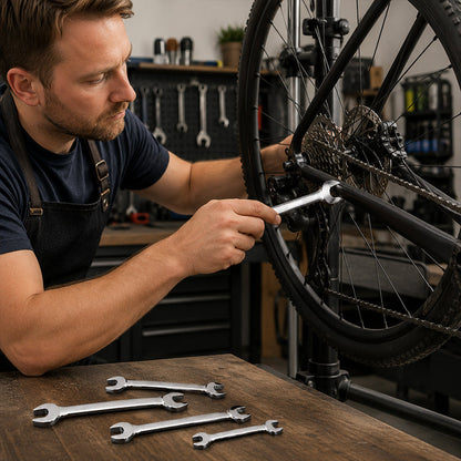Professional Chrome Vanadium Open-End Wrench Set